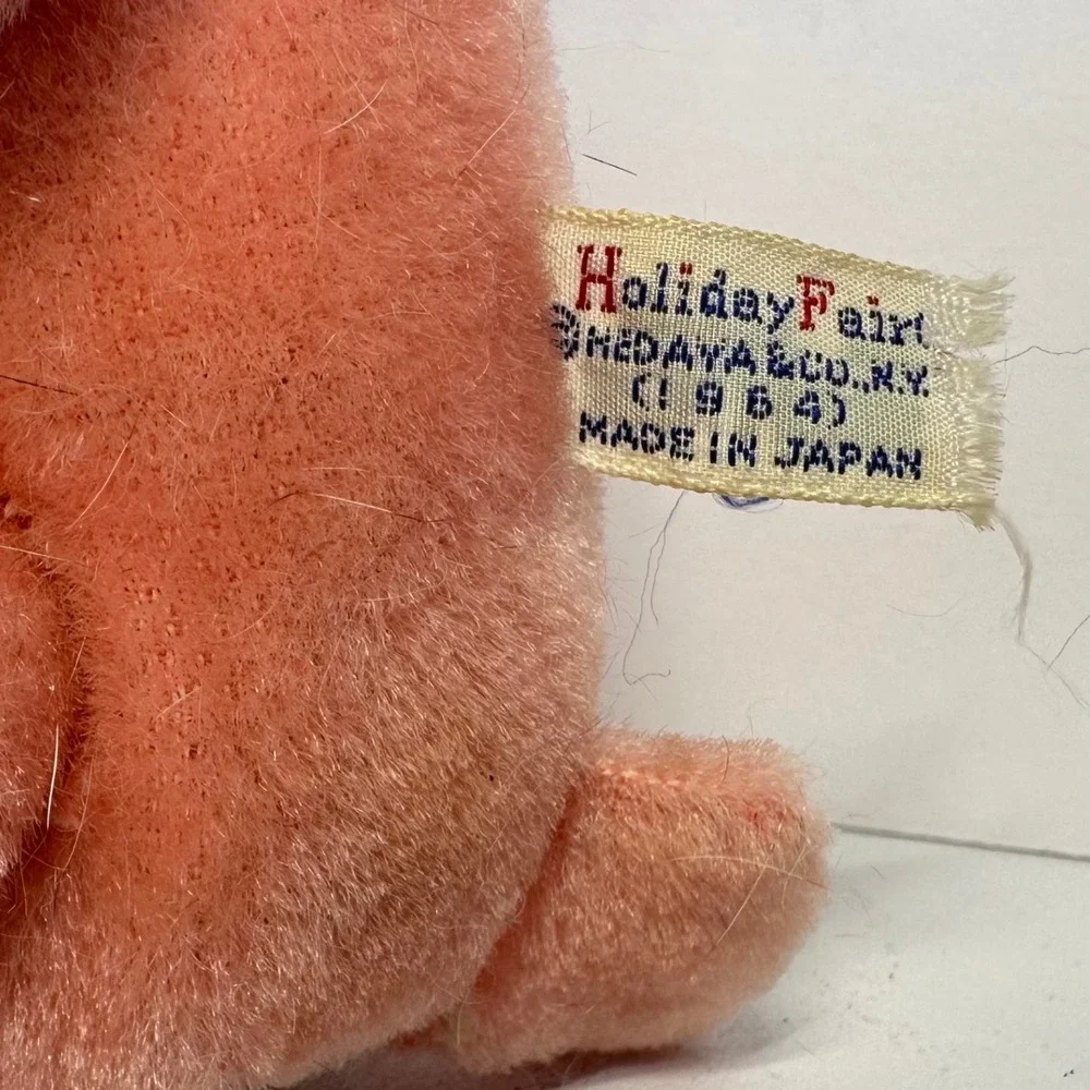 Holiday‎ Fair Teddy Bear Vintage 1964 6.5